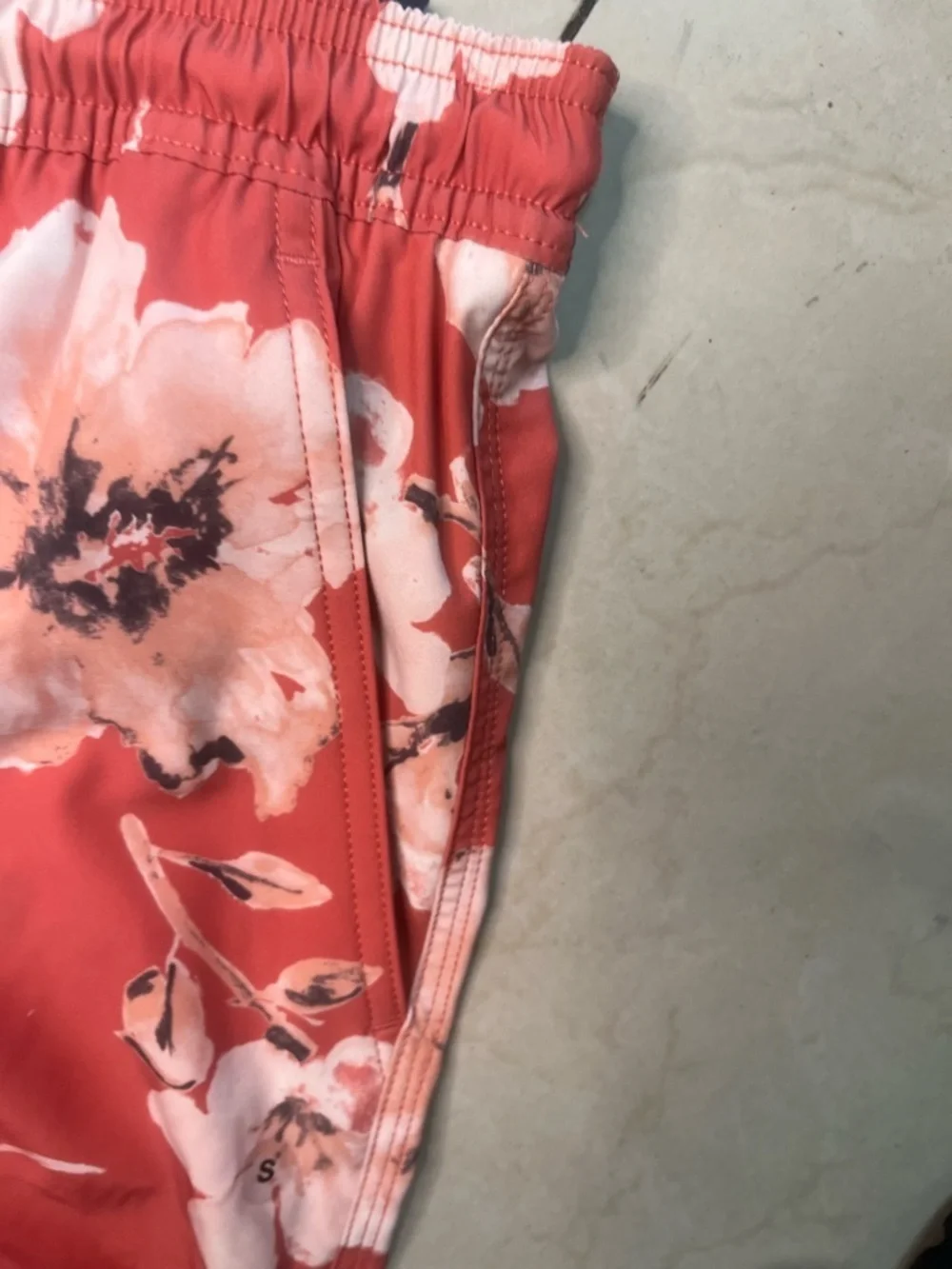 Sz Various American Eagle Outfitters Coral Floral Swim Trunks